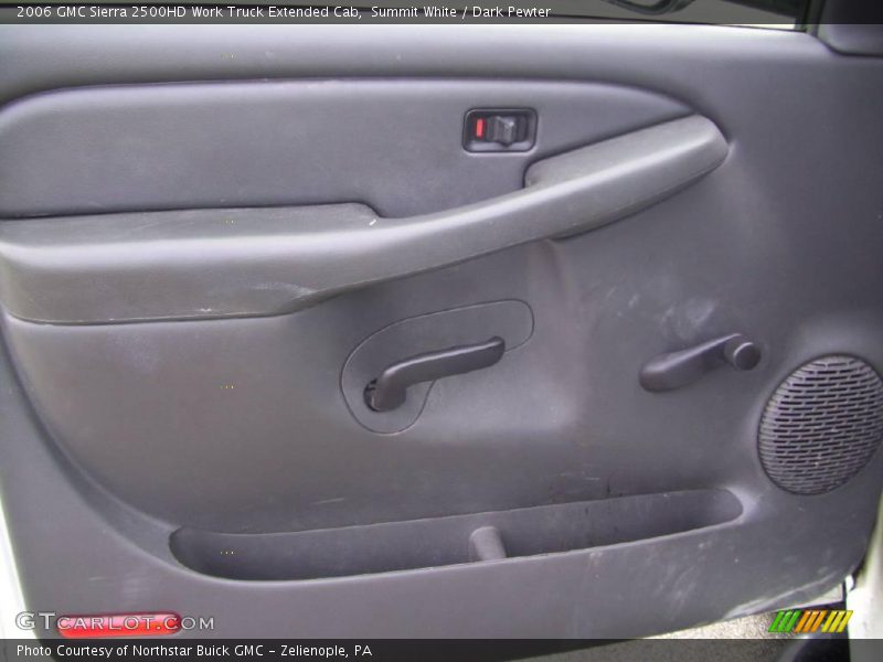 Summit White / Dark Pewter 2006 GMC Sierra 2500HD Work Truck Extended Cab