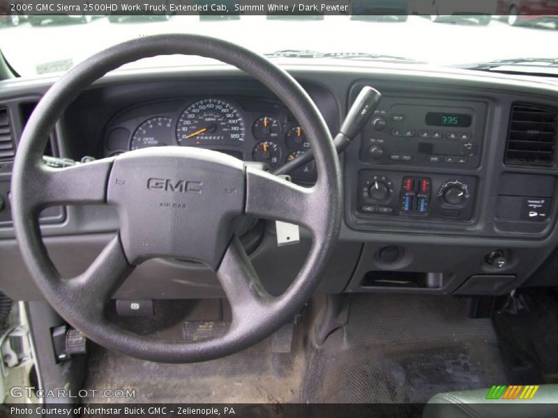 Summit White / Dark Pewter 2006 GMC Sierra 2500HD Work Truck Extended Cab