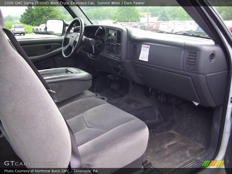 Summit White / Dark Pewter 2006 GMC Sierra 2500HD Work Truck Extended Cab