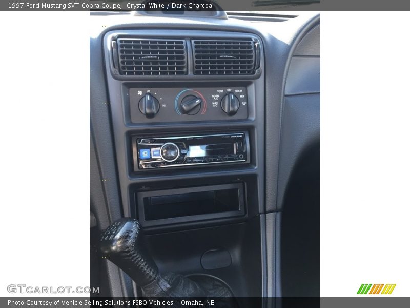 Crystal White / Dark Charcoal 1997 Ford Mustang SVT Cobra Coupe
