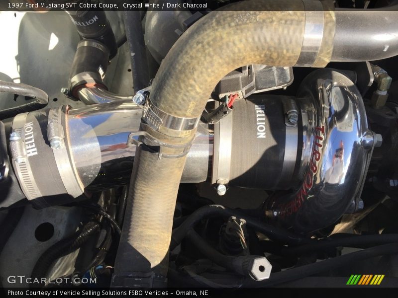 Crystal White / Dark Charcoal 1997 Ford Mustang SVT Cobra Coupe