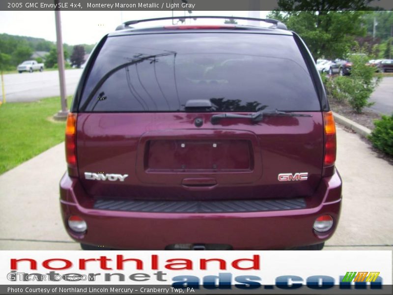 Monterey Maroon Metallic / Light Gray 2005 GMC Envoy SLE 4x4