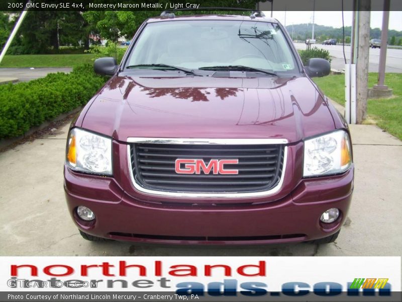 Monterey Maroon Metallic / Light Gray 2005 GMC Envoy SLE 4x4