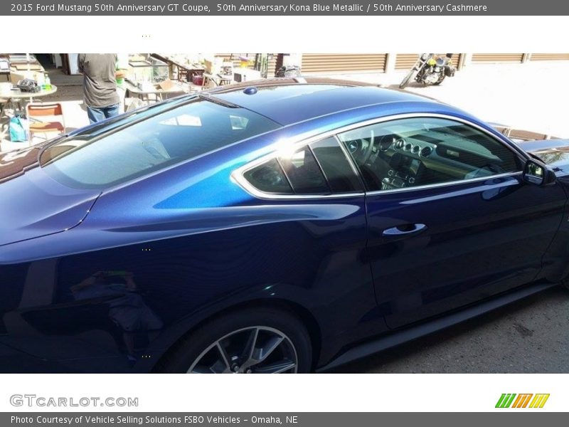 50th Anniversary Kona Blue Metallic / 50th Anniversary Cashmere 2015 Ford Mustang 50th Anniversary GT Coupe