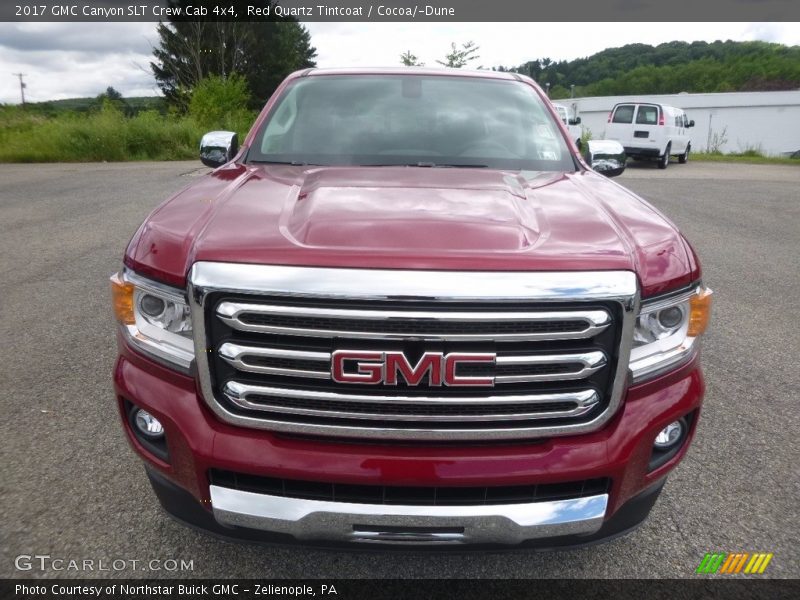 Red Quartz Tintcoat / Cocoa/­Dune 2017 GMC Canyon SLT Crew Cab 4x4