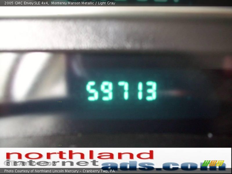 Monterey Maroon Metallic / Light Gray 2005 GMC Envoy SLE 4x4