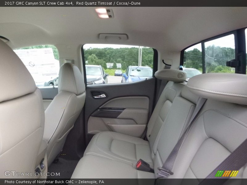 Red Quartz Tintcoat / Cocoa/­Dune 2017 GMC Canyon SLT Crew Cab 4x4