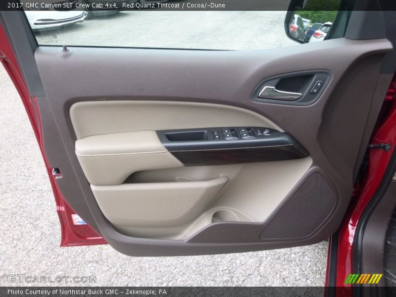 Red Quartz Tintcoat / Cocoa/­Dune 2017 GMC Canyon SLT Crew Cab 4x4