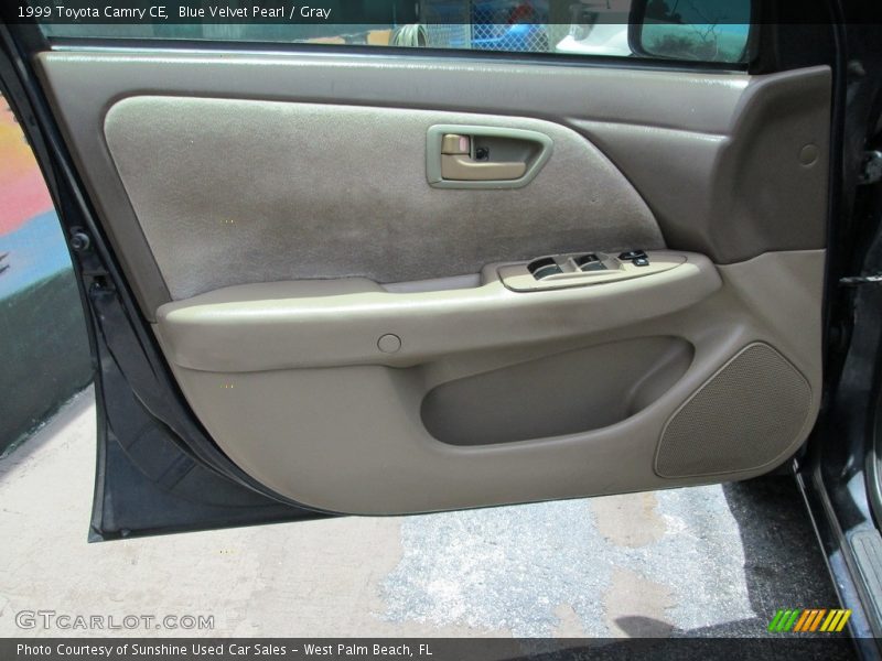 Blue Velvet Pearl / Gray 1999 Toyota Camry CE
