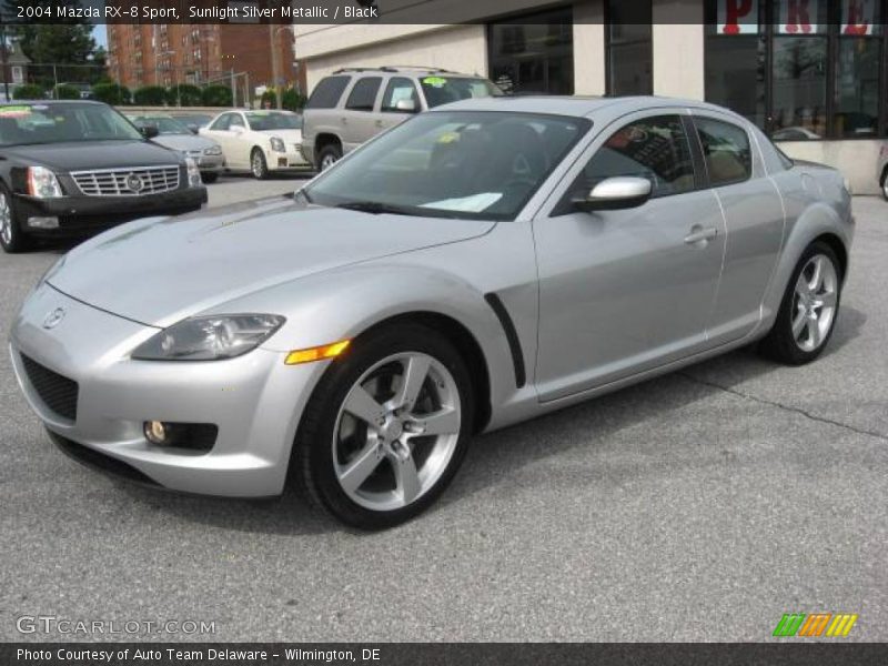 Sunlight Silver Metallic / Black 2004 Mazda RX-8 Sport