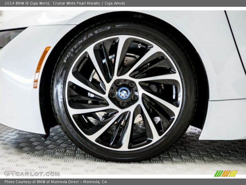 Crystal White Pearl Metallic / Giga Amido 2014 BMW i8 Giga World