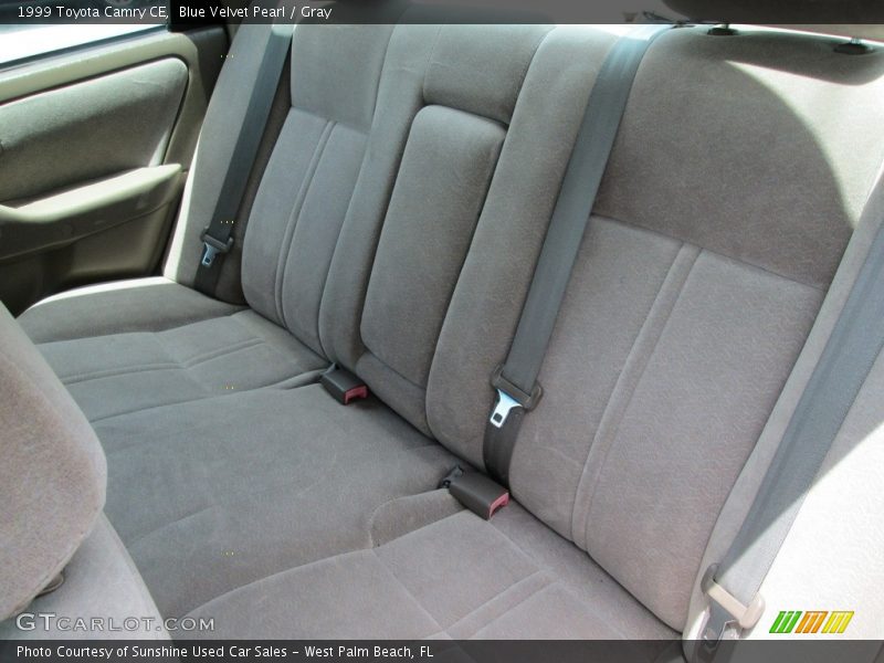 Blue Velvet Pearl / Gray 1999 Toyota Camry CE