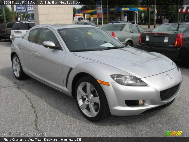 Sunlight Silver Metallic / Black 2004 Mazda RX-8 Sport