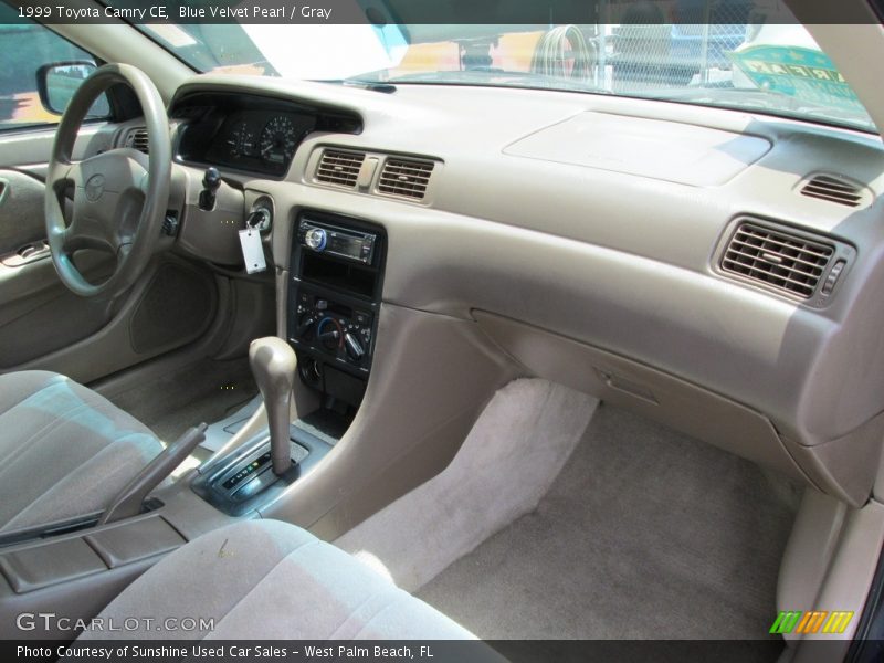 Blue Velvet Pearl / Gray 1999 Toyota Camry CE