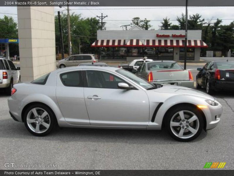 Sunlight Silver Metallic / Black 2004 Mazda RX-8 Sport