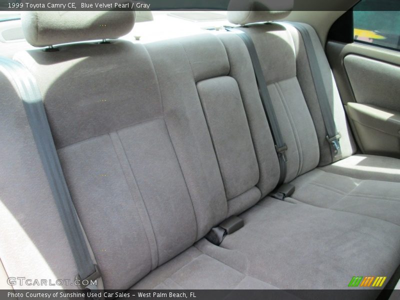 Blue Velvet Pearl / Gray 1999 Toyota Camry CE