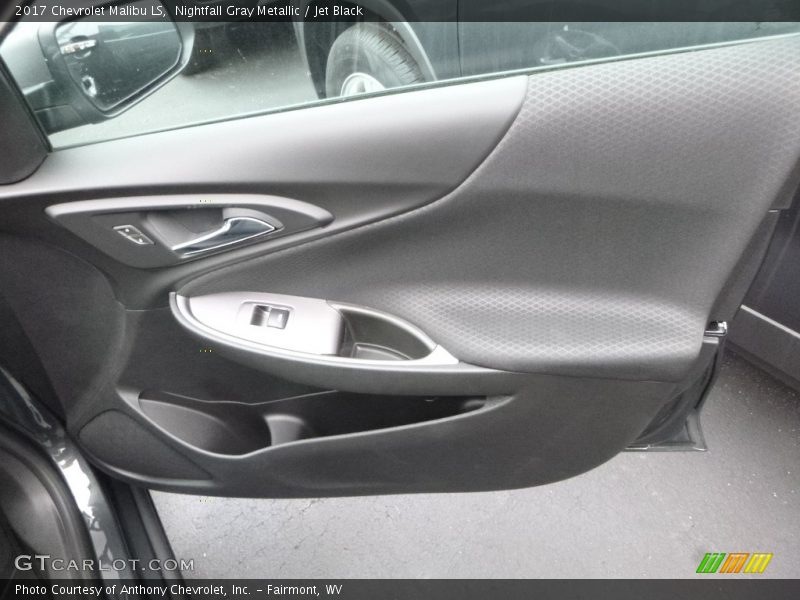Nightfall Gray Metallic / Jet Black 2017 Chevrolet Malibu LS