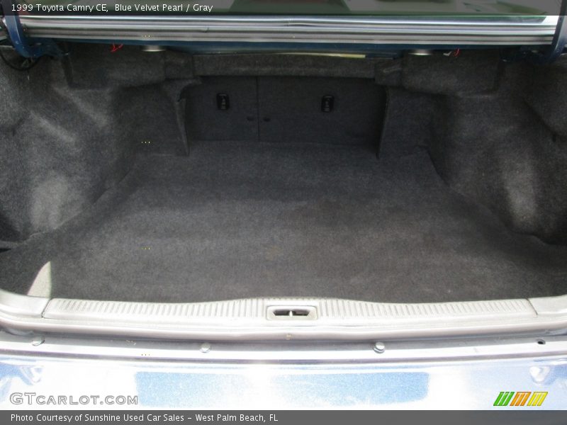 Blue Velvet Pearl / Gray 1999 Toyota Camry CE