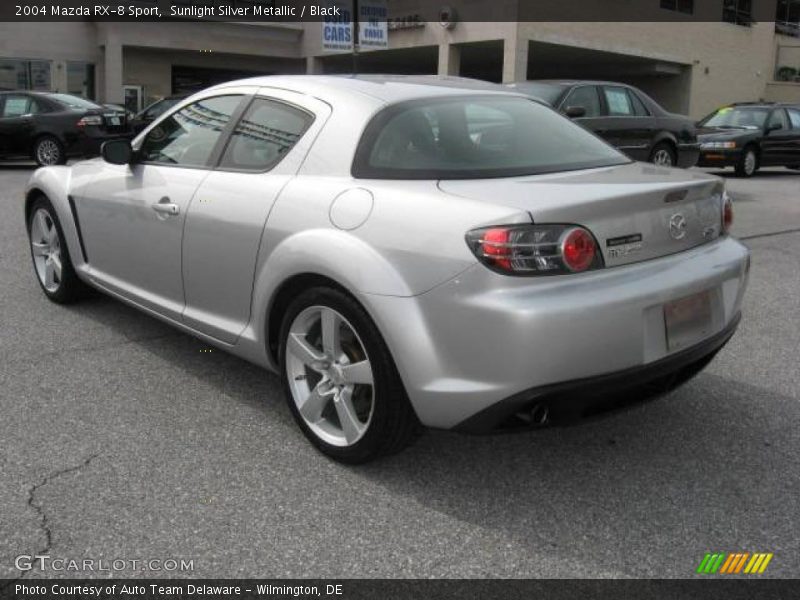Sunlight Silver Metallic / Black 2004 Mazda RX-8 Sport