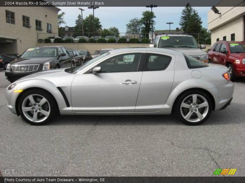 Sunlight Silver Metallic / Black 2004 Mazda RX-8 Sport
