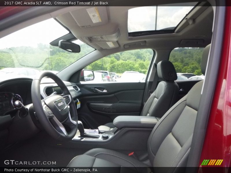 Crimson Red Tintcoat / Jet Black 2017 GMC Acadia SLT AWD