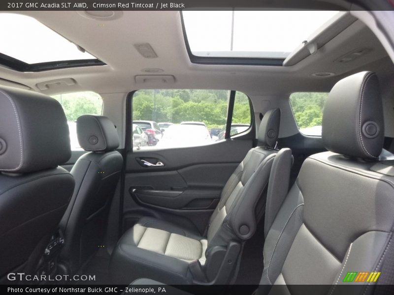 Crimson Red Tintcoat / Jet Black 2017 GMC Acadia SLT AWD