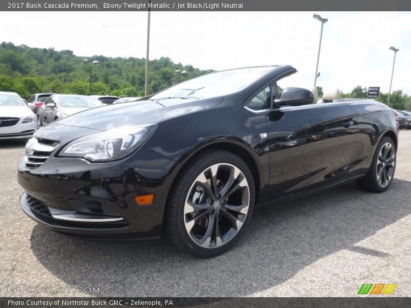 Ebony Twilight Metallic / Jet Black/Light Neutral 2017 Buick Cascada Premium