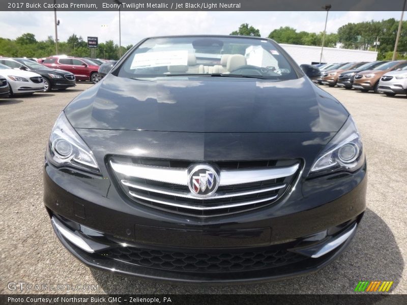 Ebony Twilight Metallic / Jet Black/Light Neutral 2017 Buick Cascada Premium