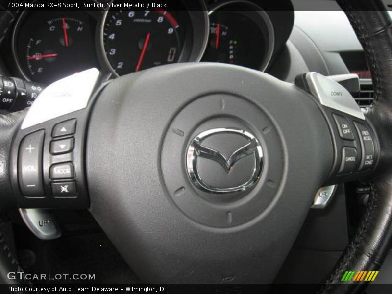 Sunlight Silver Metallic / Black 2004 Mazda RX-8 Sport