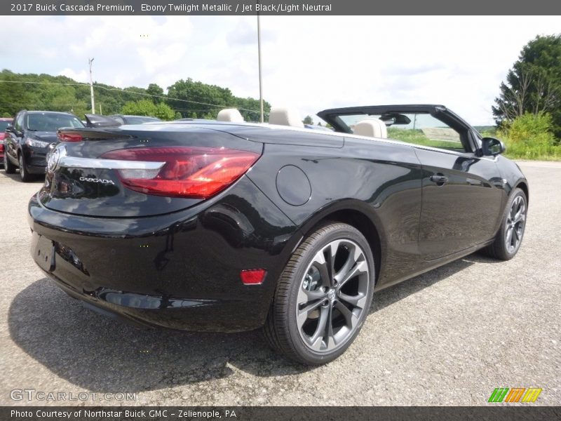 Ebony Twilight Metallic / Jet Black/Light Neutral 2017 Buick Cascada Premium