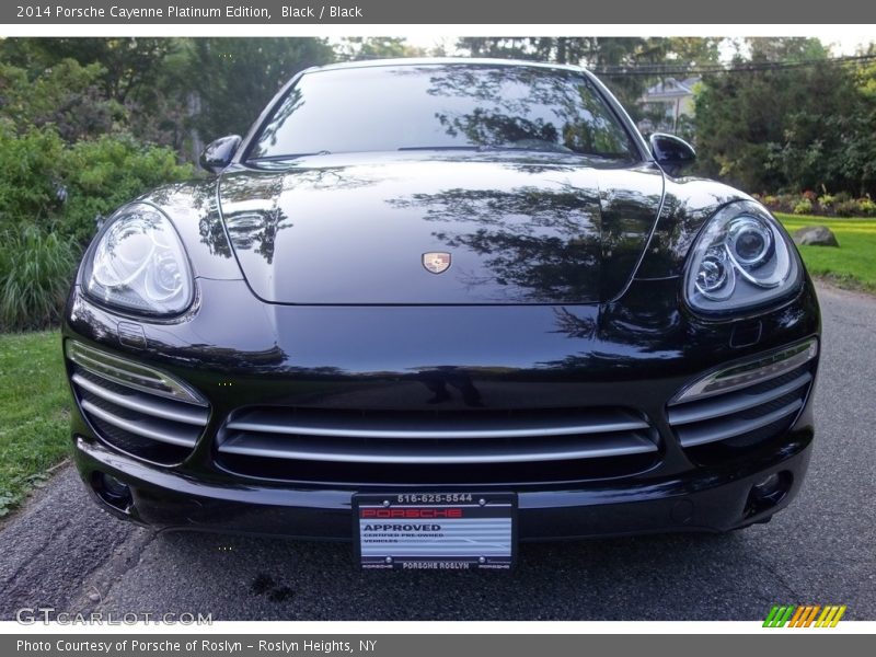 Black / Black 2014 Porsche Cayenne Platinum Edition