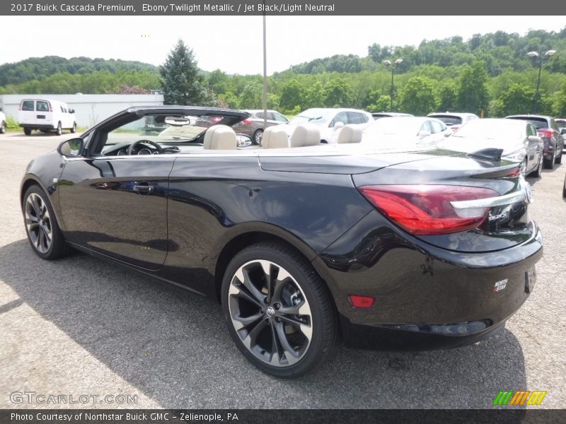 Ebony Twilight Metallic / Jet Black/Light Neutral 2017 Buick Cascada Premium