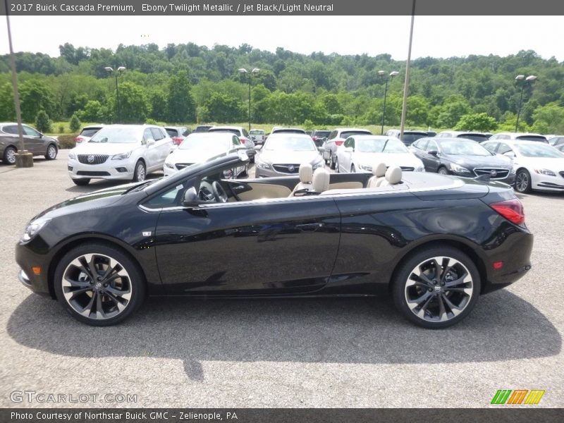 Ebony Twilight Metallic / Jet Black/Light Neutral 2017 Buick Cascada Premium