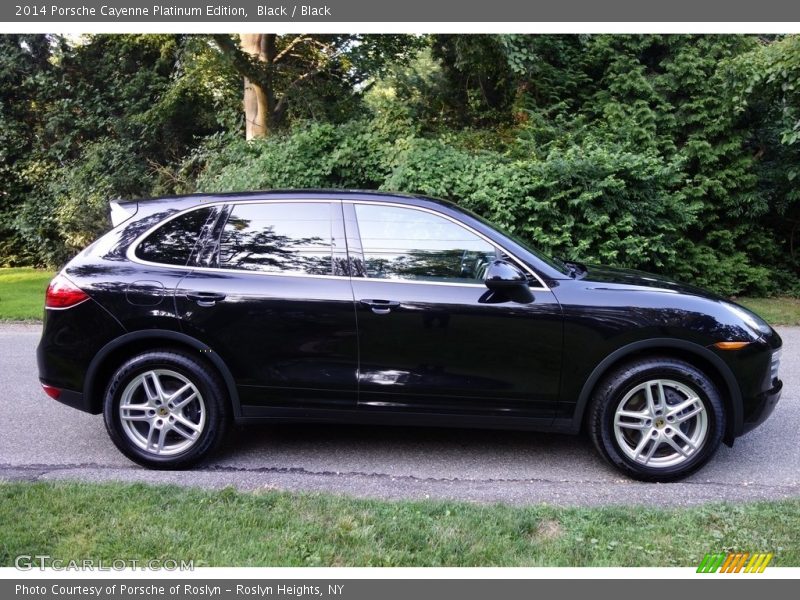 Black / Black 2014 Porsche Cayenne Platinum Edition