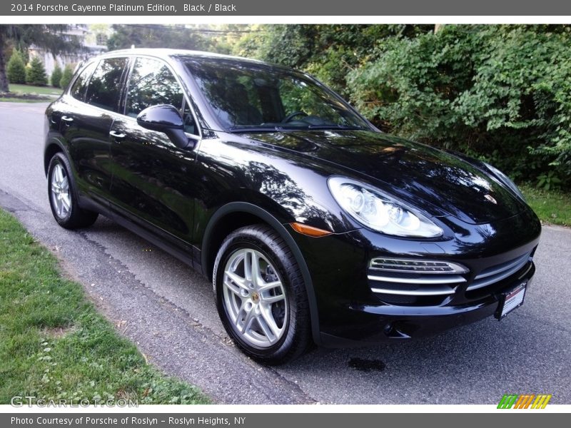 Black / Black 2014 Porsche Cayenne Platinum Edition
