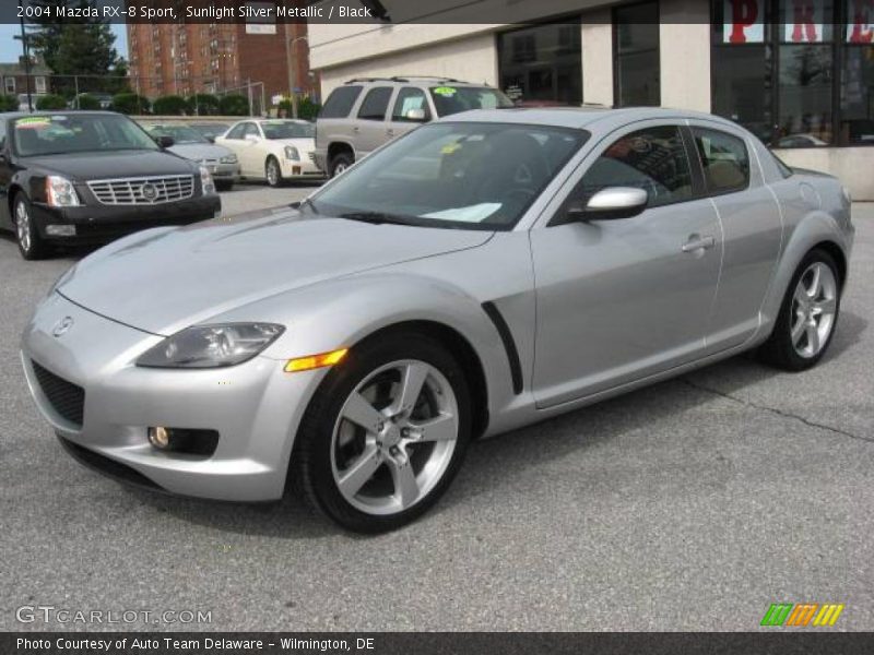 Sunlight Silver Metallic / Black 2004 Mazda RX-8 Sport
