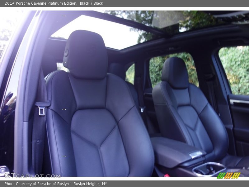 Black / Black 2014 Porsche Cayenne Platinum Edition