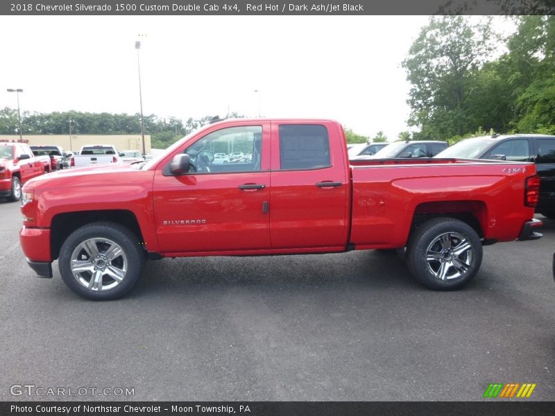  2018 Silverado 1500 Custom Double Cab 4x4 Red Hot