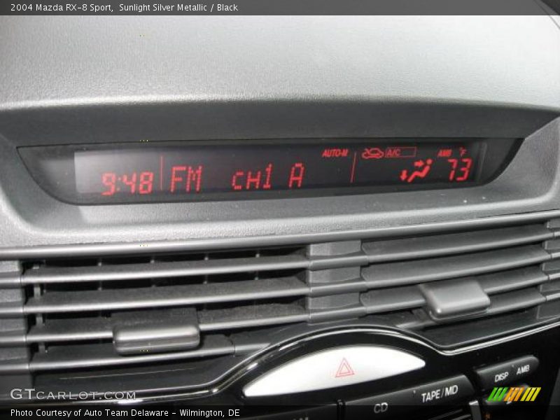 Sunlight Silver Metallic / Black 2004 Mazda RX-8 Sport