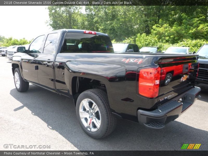Black / Dark Ash/Jet Black 2018 Chevrolet Silverado 1500 Custom Double Cab 4x4
