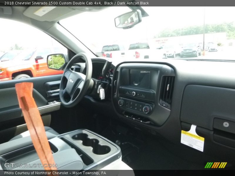 Black / Dark Ash/Jet Black 2018 Chevrolet Silverado 1500 Custom Double Cab 4x4