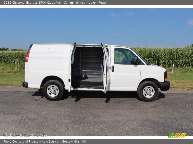 Summit White / Medium Pewter 2013 Chevrolet Express 2500 Cargo Van