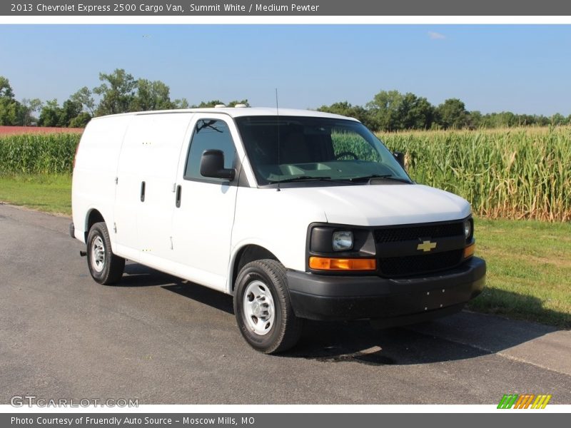Summit White / Medium Pewter 2013 Chevrolet Express 2500 Cargo Van