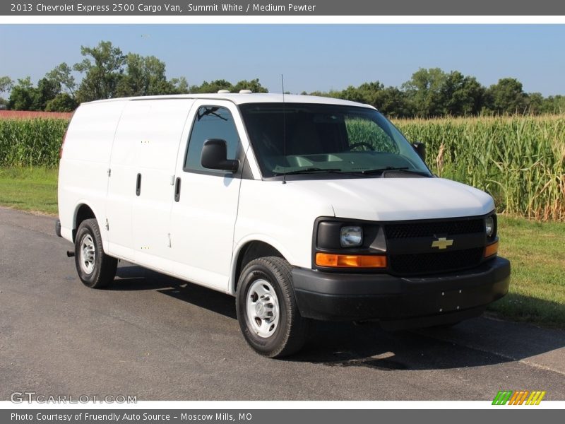 Summit White / Medium Pewter 2013 Chevrolet Express 2500 Cargo Van