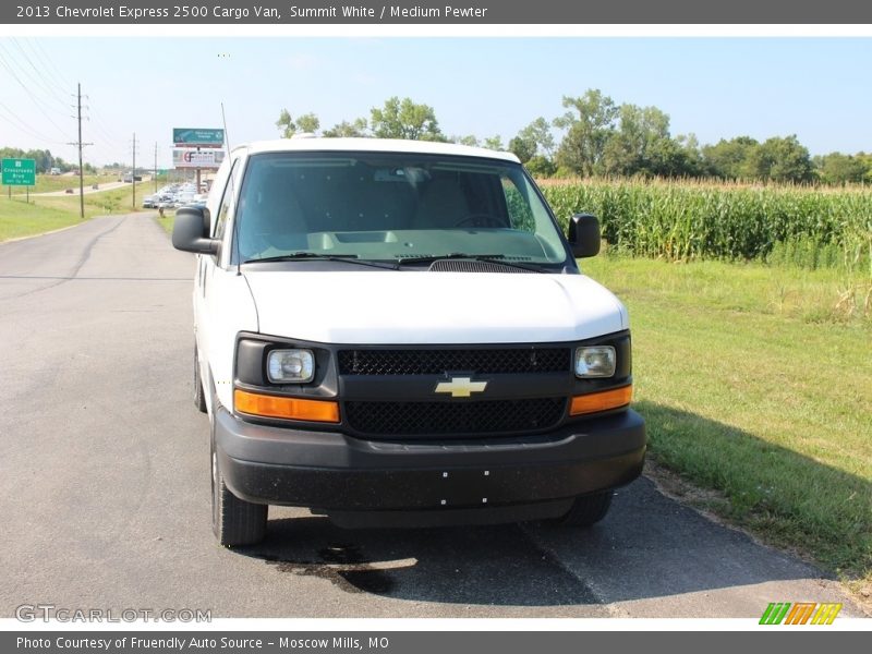 Summit White / Medium Pewter 2013 Chevrolet Express 2500 Cargo Van