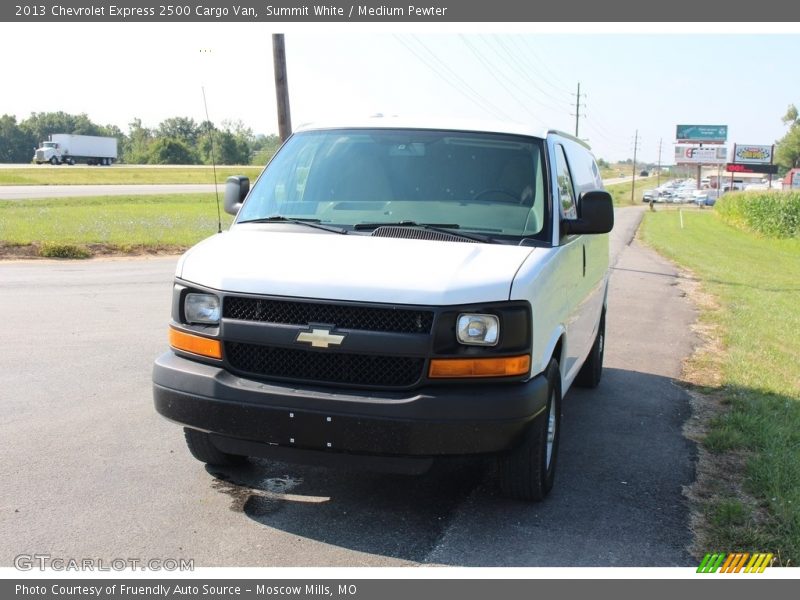 Summit White / Medium Pewter 2013 Chevrolet Express 2500 Cargo Van
