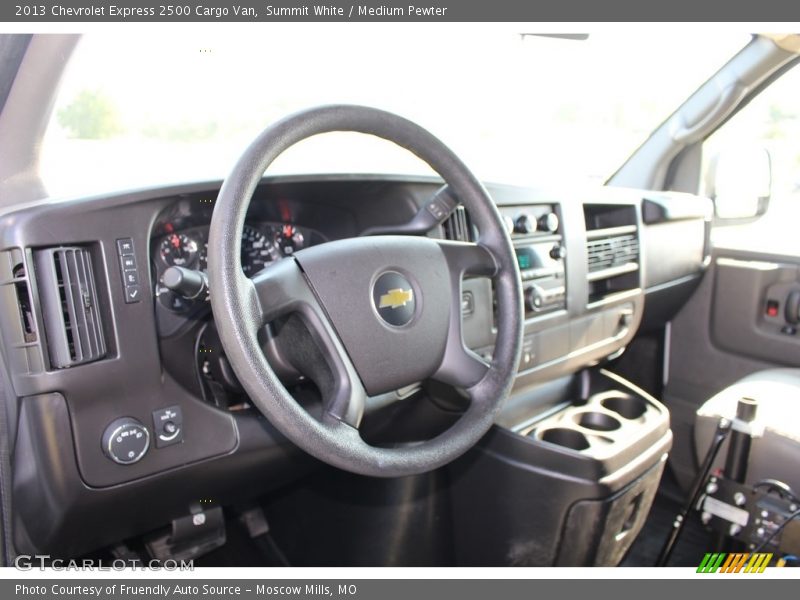 Summit White / Medium Pewter 2013 Chevrolet Express 2500 Cargo Van