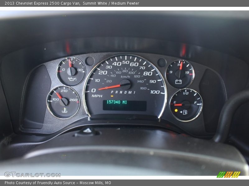Summit White / Medium Pewter 2013 Chevrolet Express 2500 Cargo Van