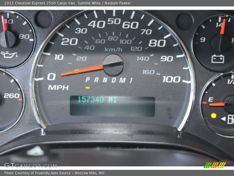 Summit White / Medium Pewter 2013 Chevrolet Express 2500 Cargo Van