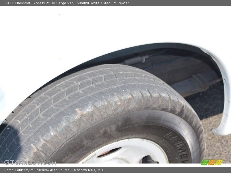 Summit White / Medium Pewter 2013 Chevrolet Express 2500 Cargo Van